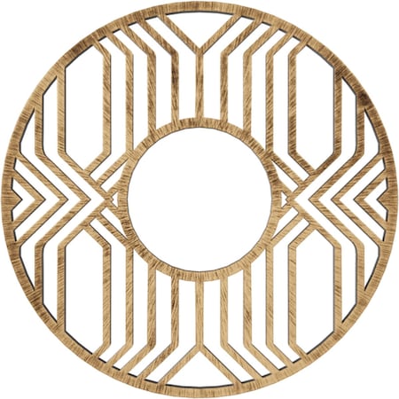Ekena Millwork Empire Architectural Grade PVC Pierced Ceiling Medallion, Antiqued Bronze, 24"OD x 8 3/4"ID x 3/4"P CMPP24EPABZ